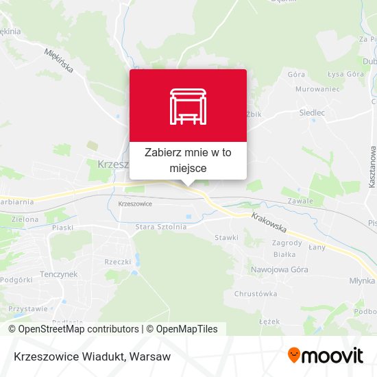 Mapa Krzeszowice Wiadukt