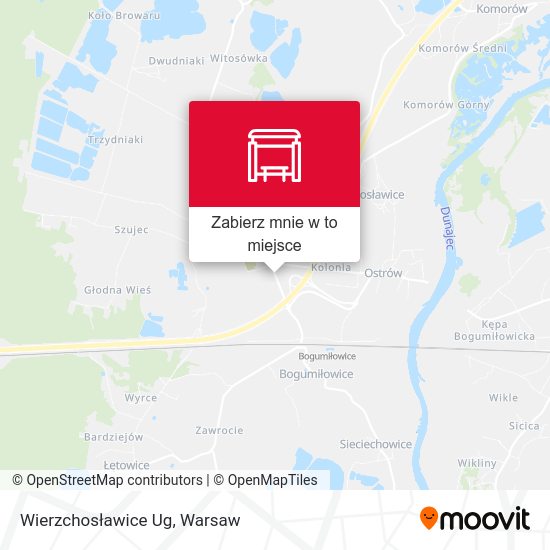 Mapa Wierzchosławice Ug