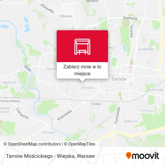 Mapa Tarnów Mościckiego - Wiejska