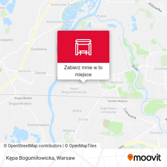 Mapa Kępa Bogumiłowicka