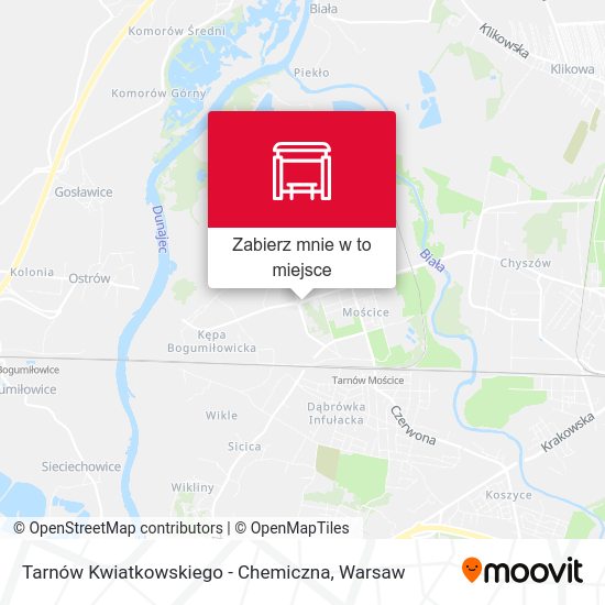 Mapa Tarnów Kwiatkowskiego - Chemiczna