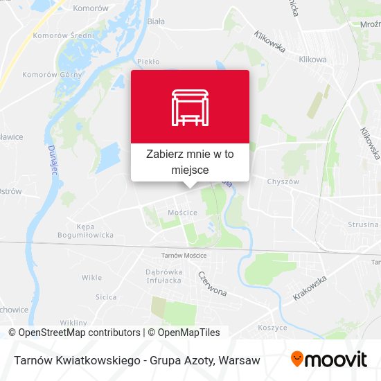 Mapa Tarnów Kwiatkowskiego - Grupa Azoty