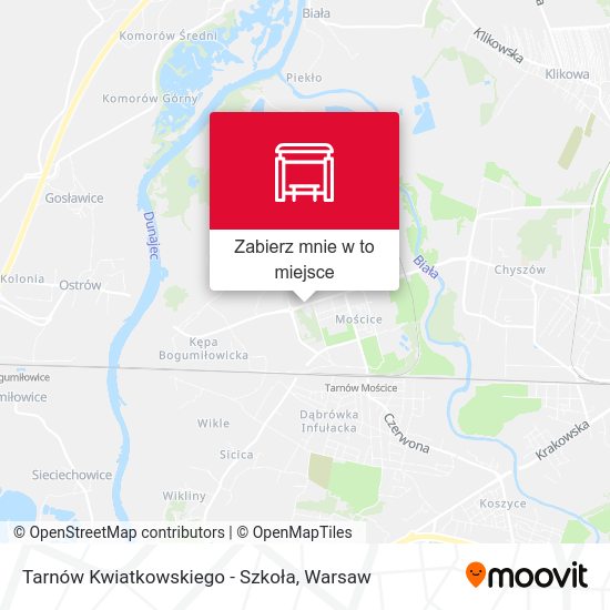 Mapa Tarnów Kwiatkowskiego - Szkoła