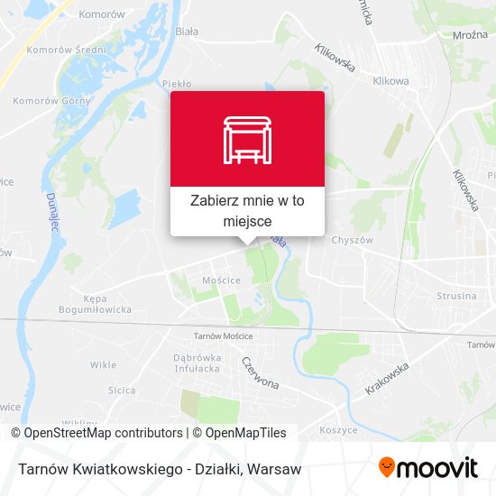 Mapa Tarnów Kwiatkowskiego - Działki