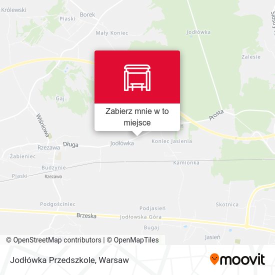 Mapa Jodłówka Przedszkole