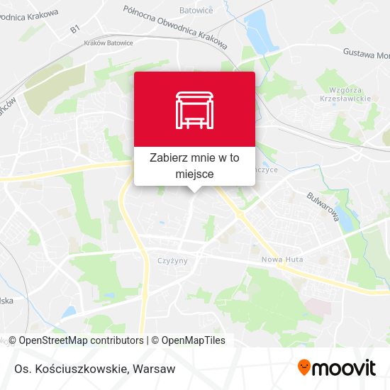 Mapa Os. Kościuszkowskie