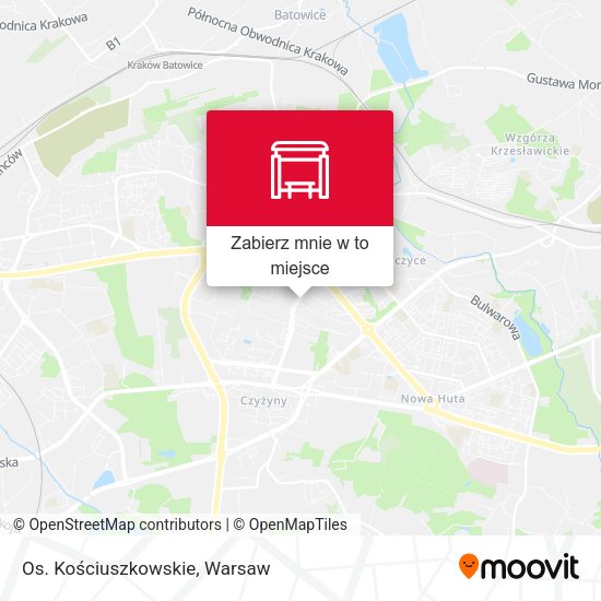 Mapa Os. Kościuszkowskie