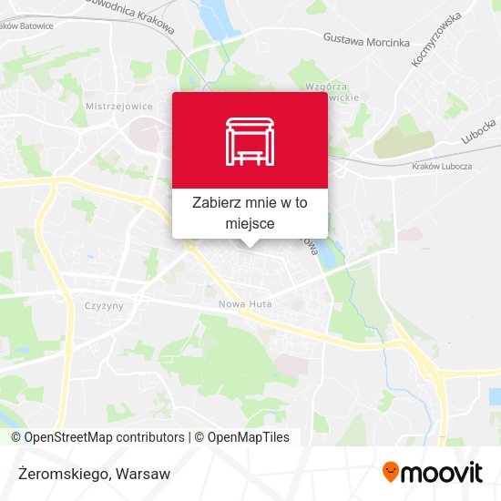 Mapa Żeromskiego