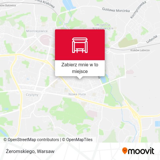 Mapa Żeromskiego