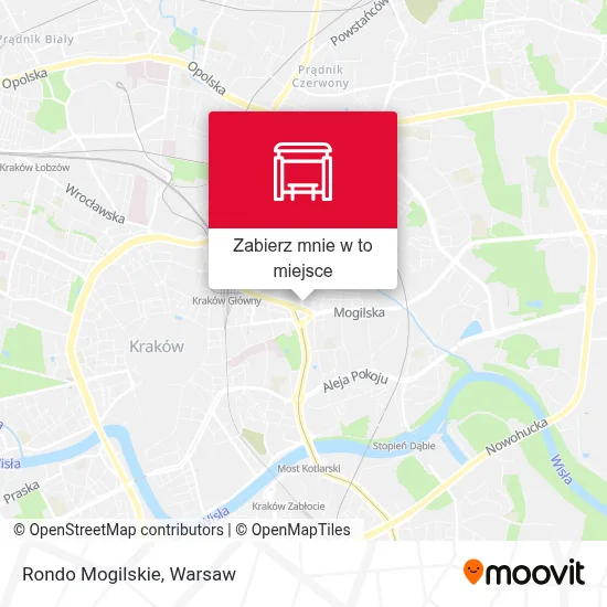 Mapa Rondo Mogilskie