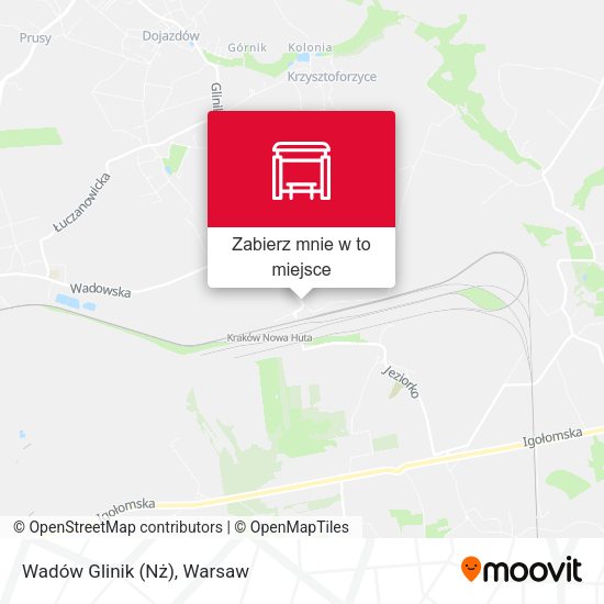 Mapa Wadów Glinik (Nż)