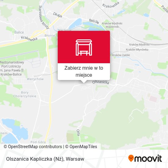 Mapa Olszanica Kapliczka (Nż)