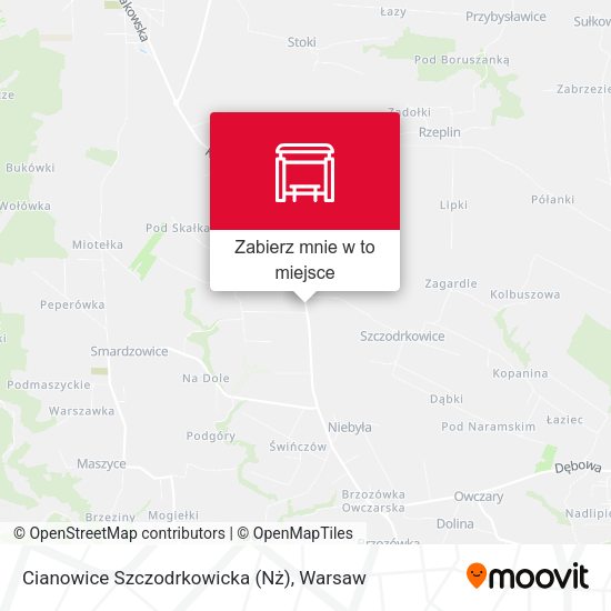 Mapa Cianowice Szczodrkowicka (Nż)