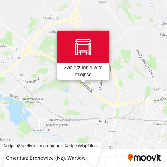 Mapa Cmentarz Bronowice (Nż)