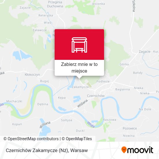 Mapa Czernichów Zakamycze (Nż)