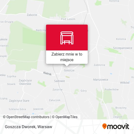 Mapa Goszcza Dworek