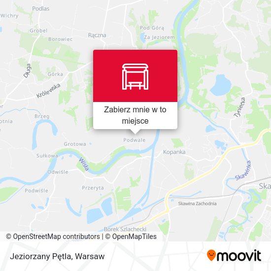 Mapa Jeziorzany Pętla