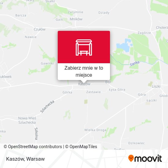 Mapa Kaszów