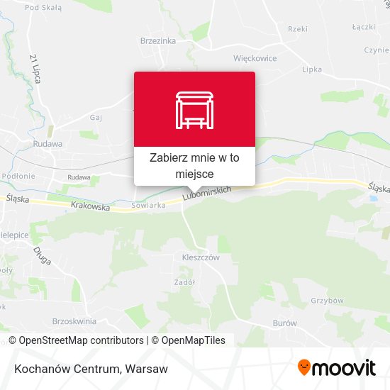 Mapa Kochanów Centrum