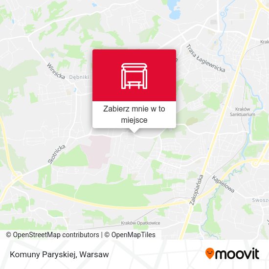 Mapa Komuny Paryskiej