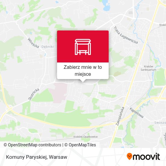 Mapa Komuny Paryskiej