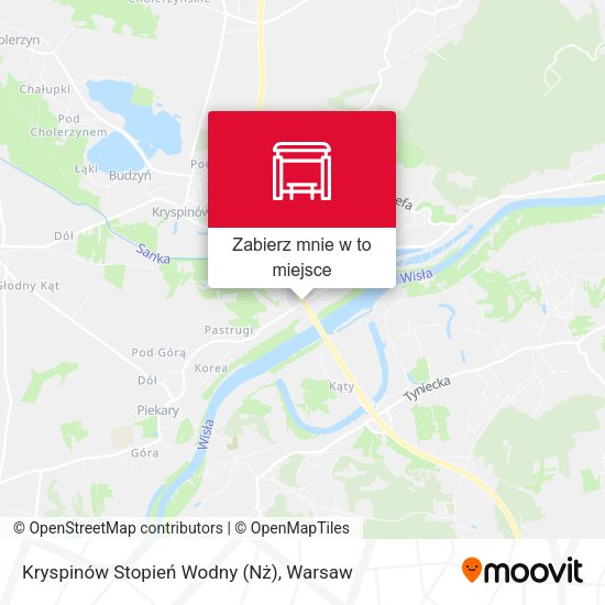 Mapa Kryspinów Stopień Wodny (Nż)