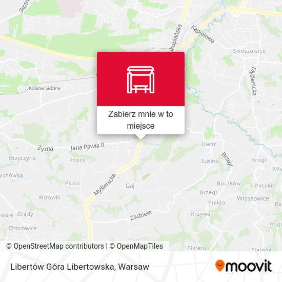 Mapa Libertów Góra Libertowska