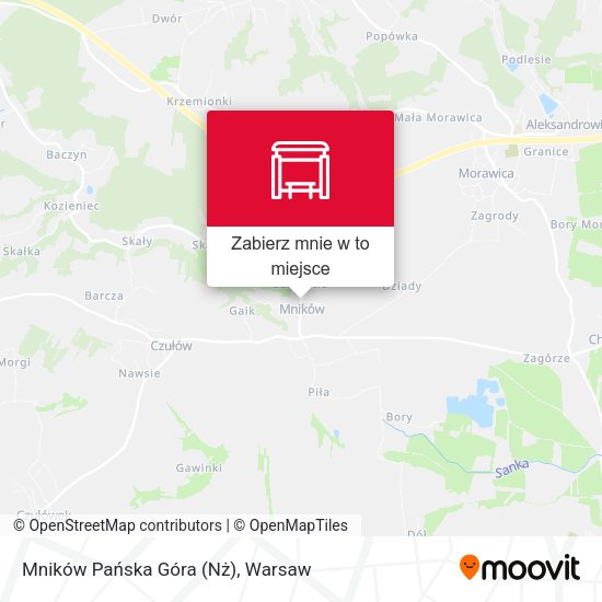 Mapa Mników Pańska Góra (Nż)