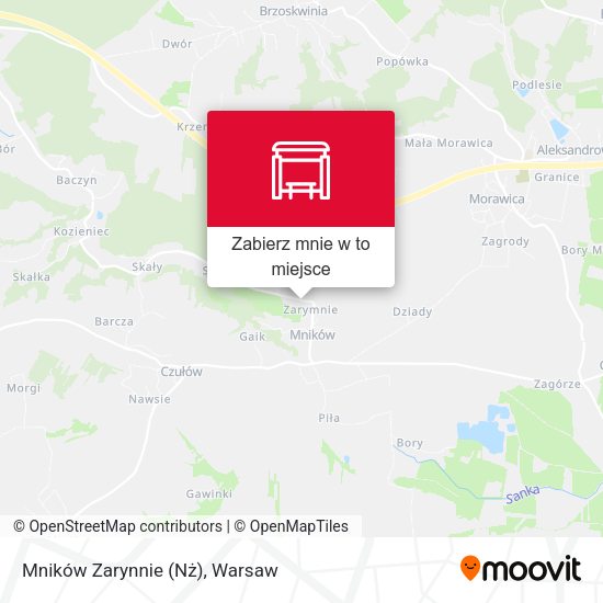 Mapa Mników Zarynnie (Nż)