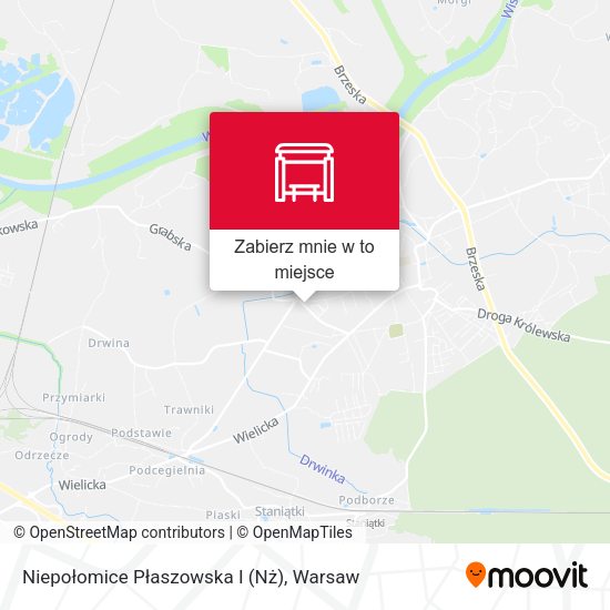 Mapa Niepołomice Płaszowska I (Nż)