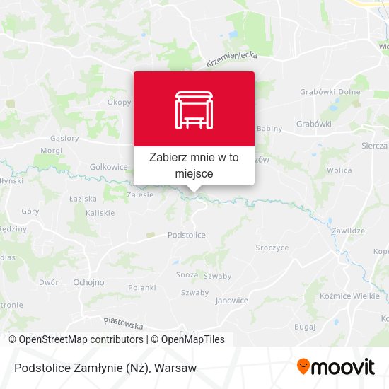 Mapa Podstolice Zamłynie (Nż)