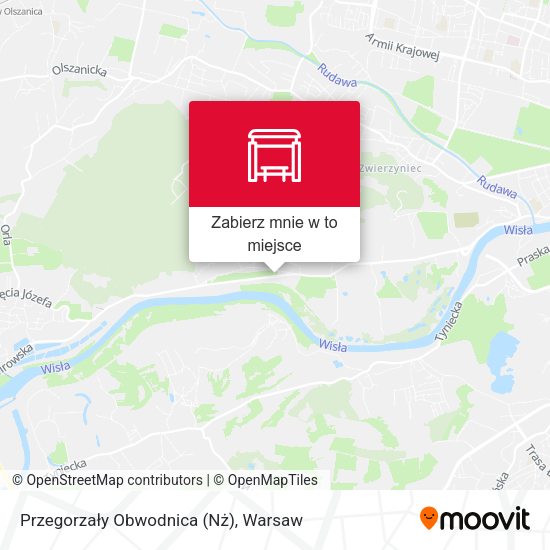 Mapa Przegorzały Obwodnica (Nż)