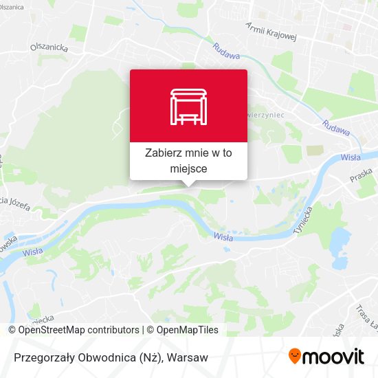 Mapa Przegorzały Obwodnica (Nż)