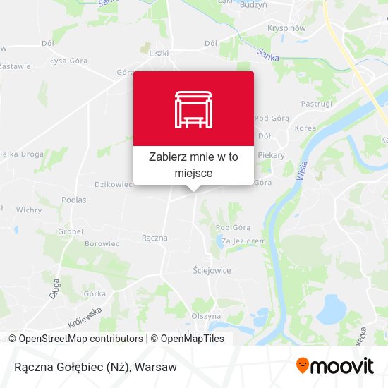 Mapa Rączna Gołębiec (Nż)