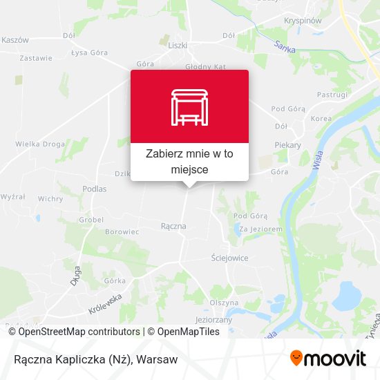 Mapa Rączna Kapliczka (Nż)