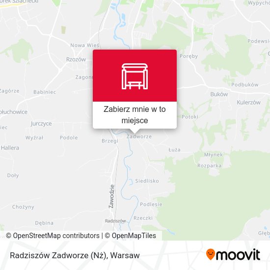 Mapa Radziszów Zadworze (Nż)