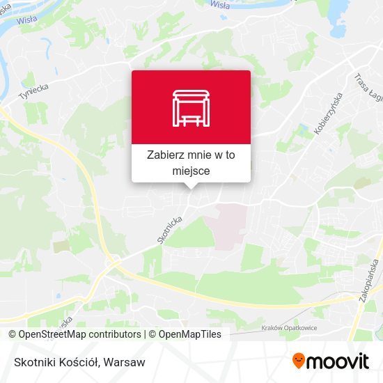 Mapa Skotniki Kościół