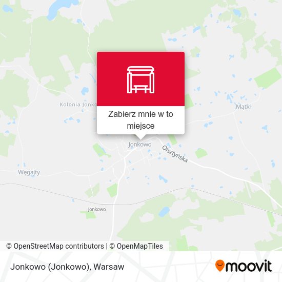 Mapa Jonkowo