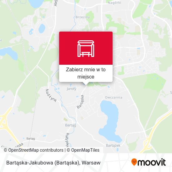 Mapa Bartąska-Jakubowa