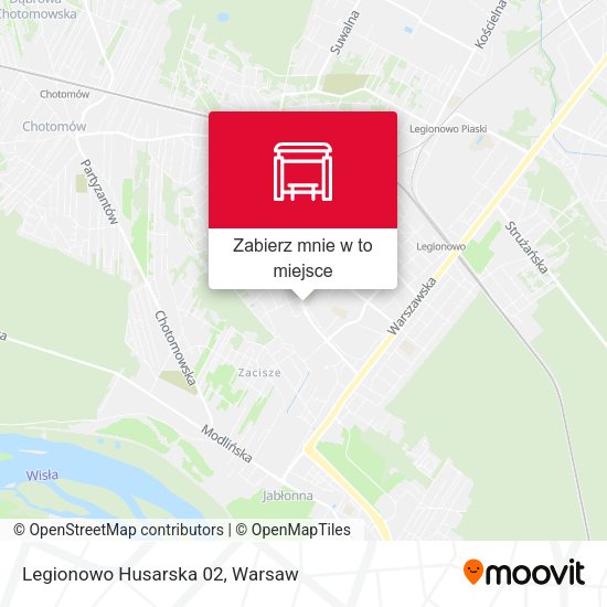 Mapa Legionowo Husarska 02