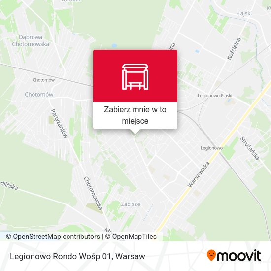 Mapa Legionowo Rondo Wośp 01