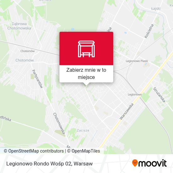 Mapa Legionowo Rondo Wośp 02