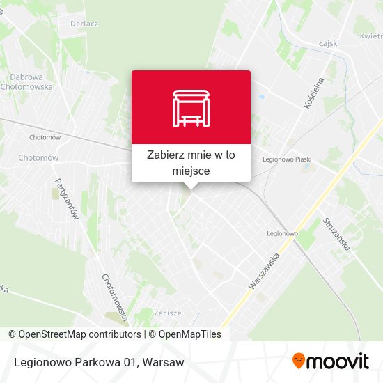 Mapa Legionowo Parkowa 01