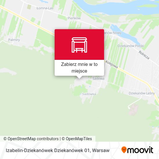 Mapa Izabelin-Dziekanówek Dziekanówek 01