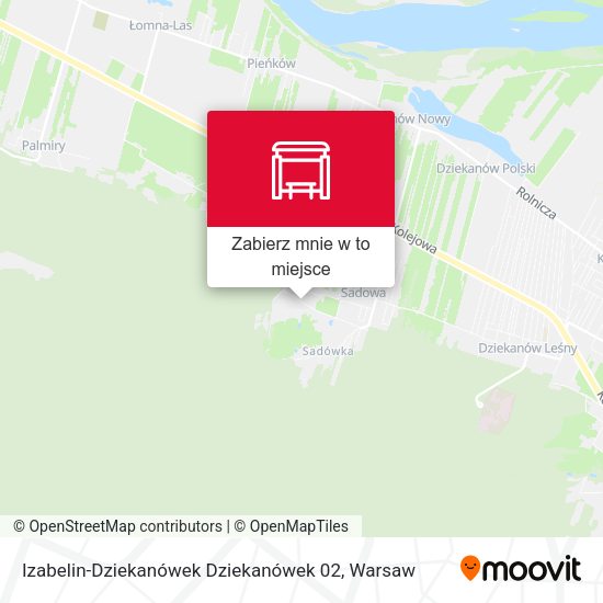 Mapa Izabelin-Dziekanówek Dziekanówek 02