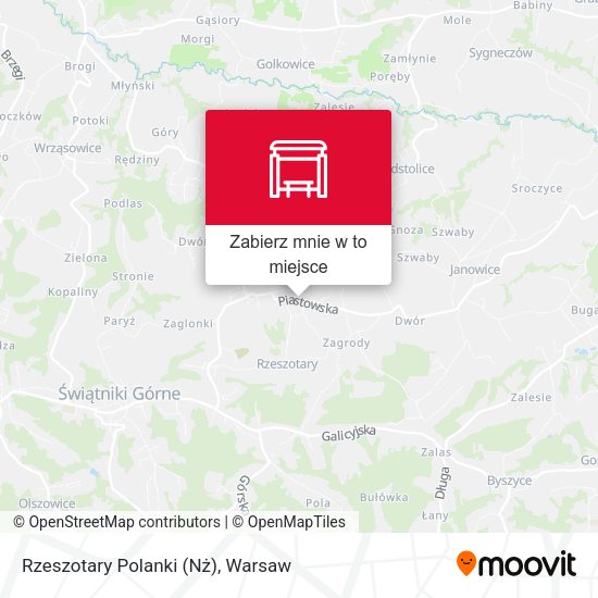 Mapa Rzeszotary Polanki (Nż)