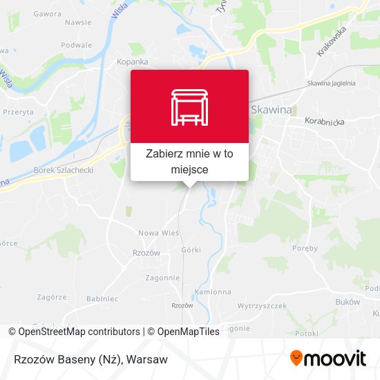 Mapa Rzozów Baseny (Nż)