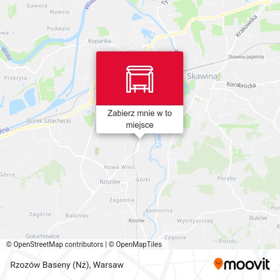 Mapa Rzozów Baseny (Nż)