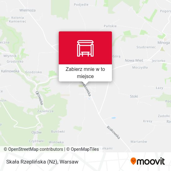 Mapa Skała Rzeplińska (Nż)