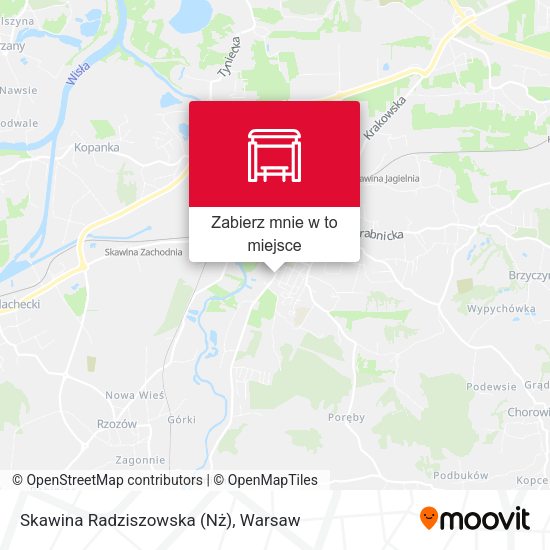 Mapa Skawina Radziszowska (Nż)